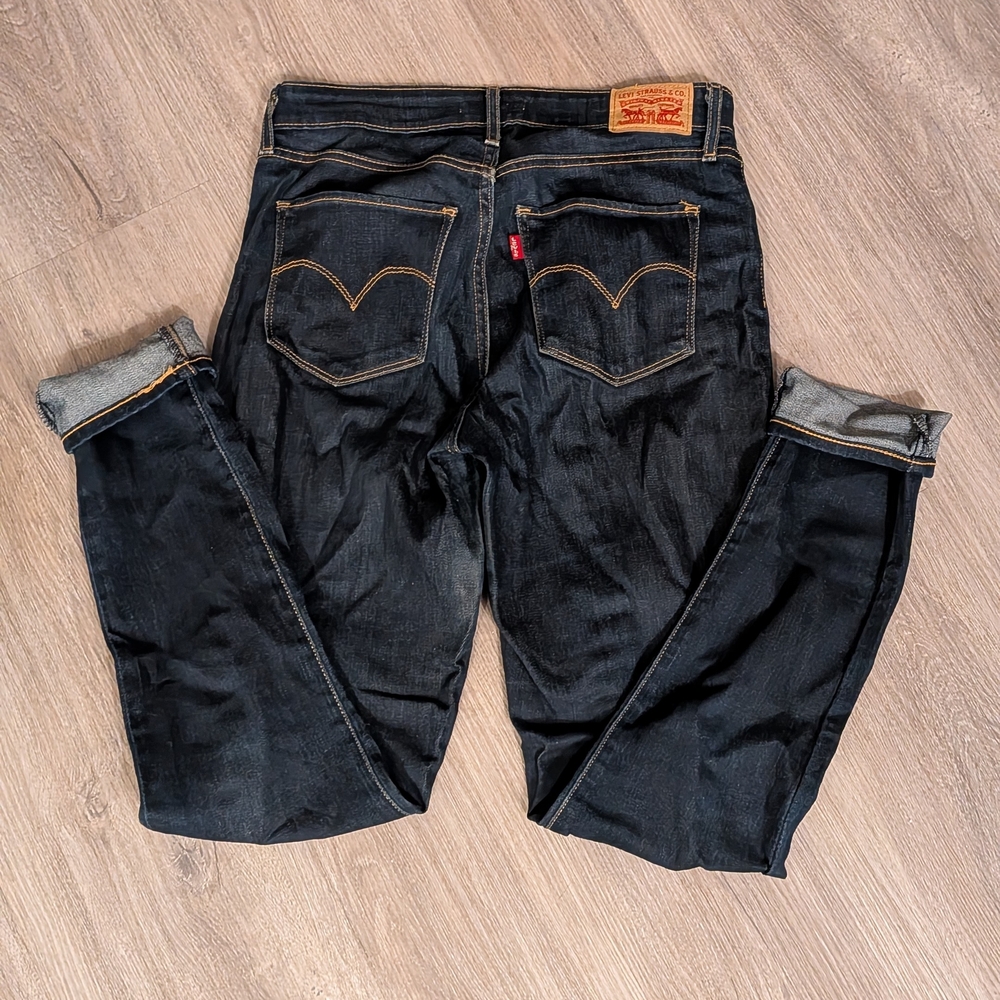 Levi's Raw Blue Skinny Jeans